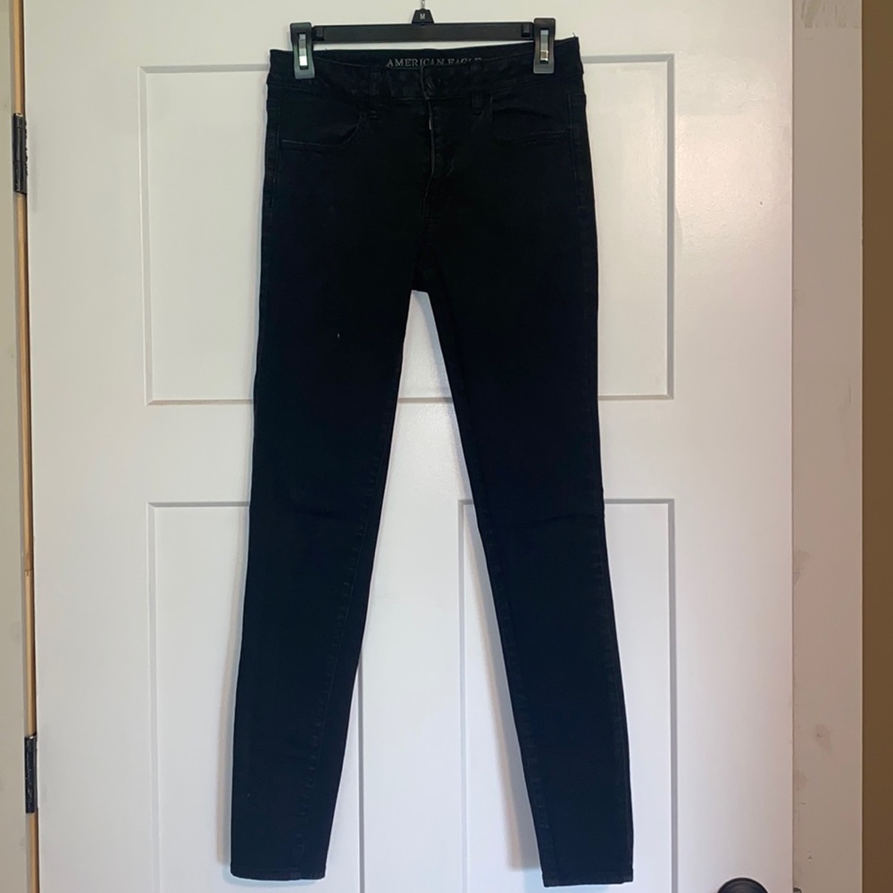 Black American eagle hi rise jegging